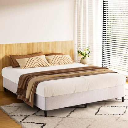 Artiss Bed Frame King Size Metal Grey MASON - Mekamart Australia