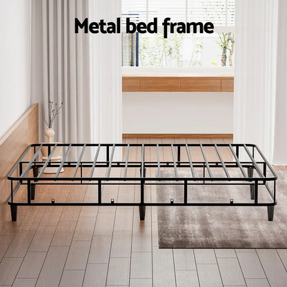 Artiss Bed Frame King Size Metal Grey MASON - Mekamart Australia