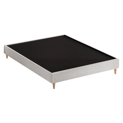 Artiss Bed Frame Queen Size Beige ZORA - Mekamart Australia