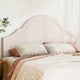 Artiss Bed Frame Bed Head Headboard King Velvet IRIS Beige - Mekamart Australia