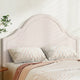 Artiss Bed Frame Bed Head Headboard Queen Velvet IRIS Beige - Mekamart Australia