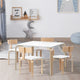Keezi 5PCS Kids Table and Chairs Set Activity Toy Play Desk - Mekamart Australia