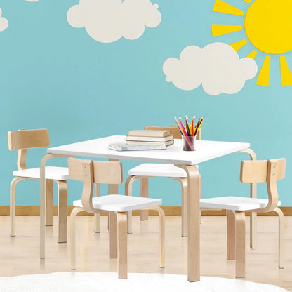 Keezi 5PCS Kids Table and Chairs Set Activity Toy Play Desk - Mekamart Australia