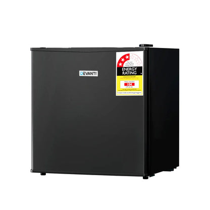 Devanti 48L Bar Fridge Black - Mekamart Australia