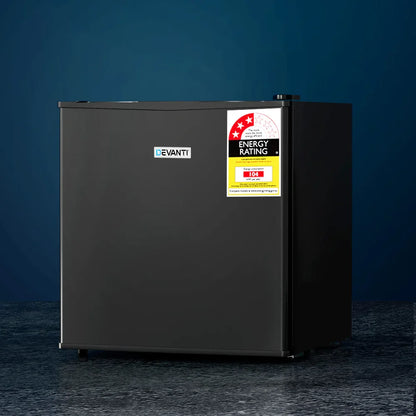 Devanti 48L Bar Fridge Black - Mekamart Australia