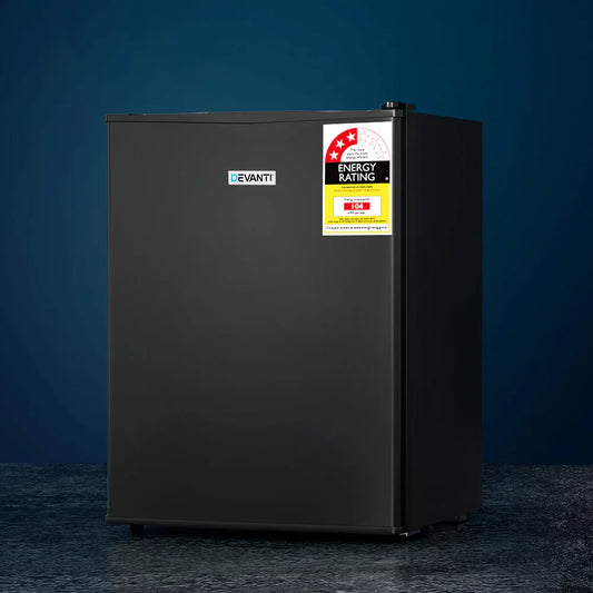 Devanti 70L Bar Fridge Black - Mekamart Australia