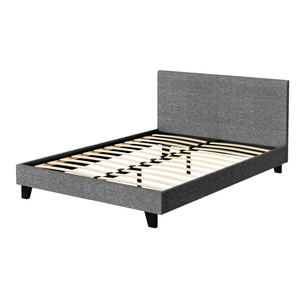 Artiss Bed Frame Double Size Grey NEO - Mekamart Australia