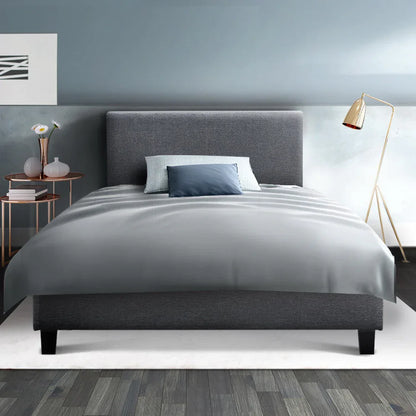 Artiss Bed Frame King Single Size Grey NEO - Mekamart Australia