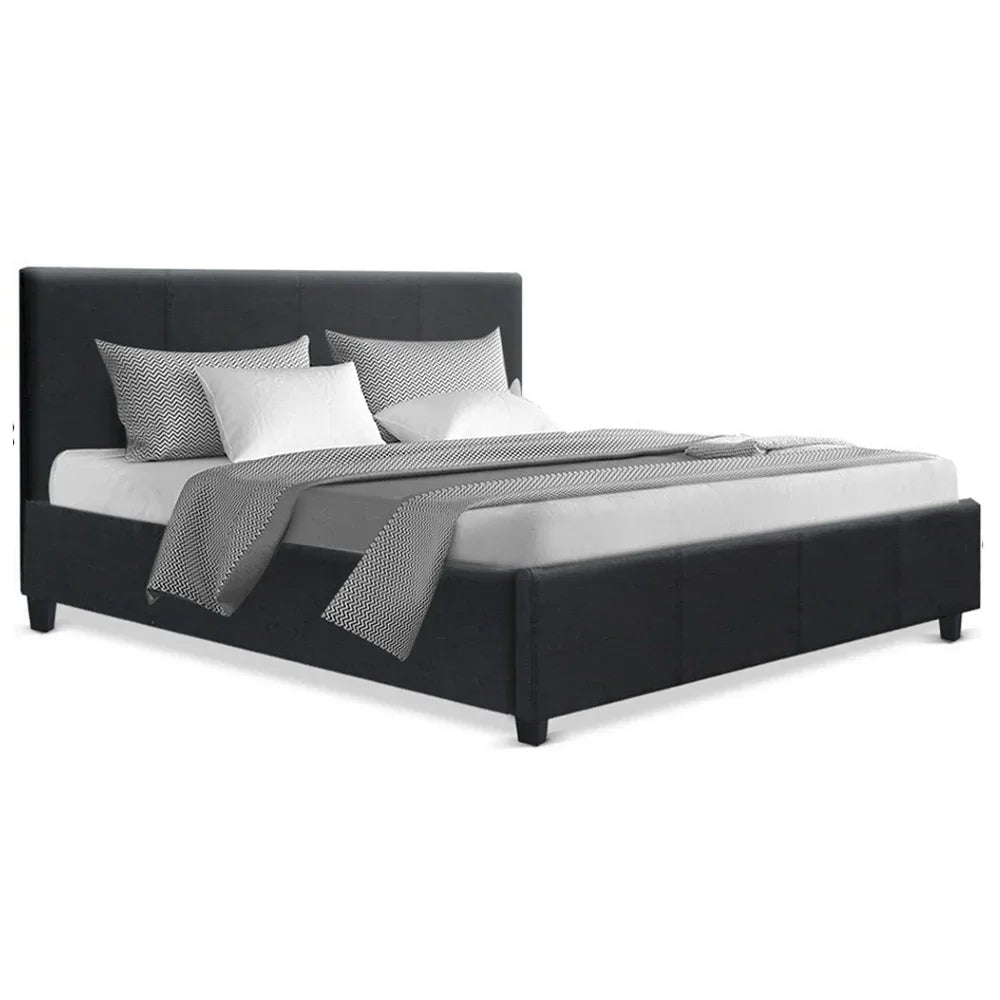 Artiss Bed Frame Queen Size Charcoal NEO - Mekamart Australia