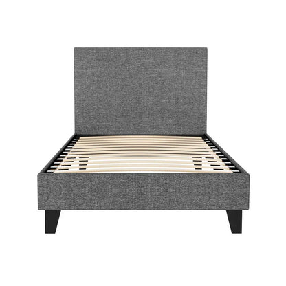 Artiss Bed Frame Single Size Grey NEO - Mekamart Australia