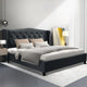 Artiss Bed Frame Queen Size Charcoal PIER - Mekamart Australia