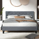 Artiss Bed Frame Queen Size Grey VANKE - Mekamart Australia