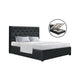 Artiss Bed Frame Double Size Gas Lift Charcoal VILA - Mekamart Australia