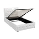 Artiss Bed Frame King Single Size Gas Lift White TIYO - Mekamart Australia