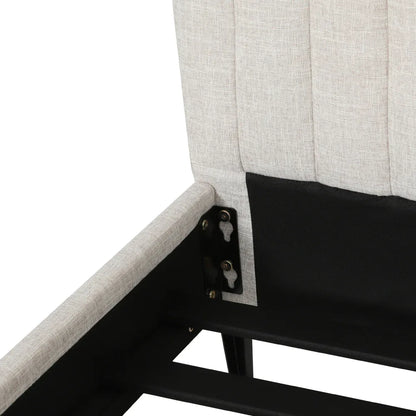 Artiss Bed Frame Queen Size Beige AMMY - Mekamart Australia