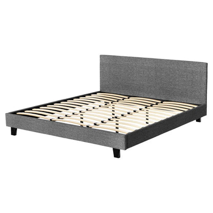 Artiss Bed Frame King Size Grey NEO - Mekamart Australia