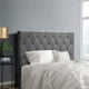 Artiss Bed Head Headboard King Single Size Fabric - CAPPI Grey - Mekamart Australia