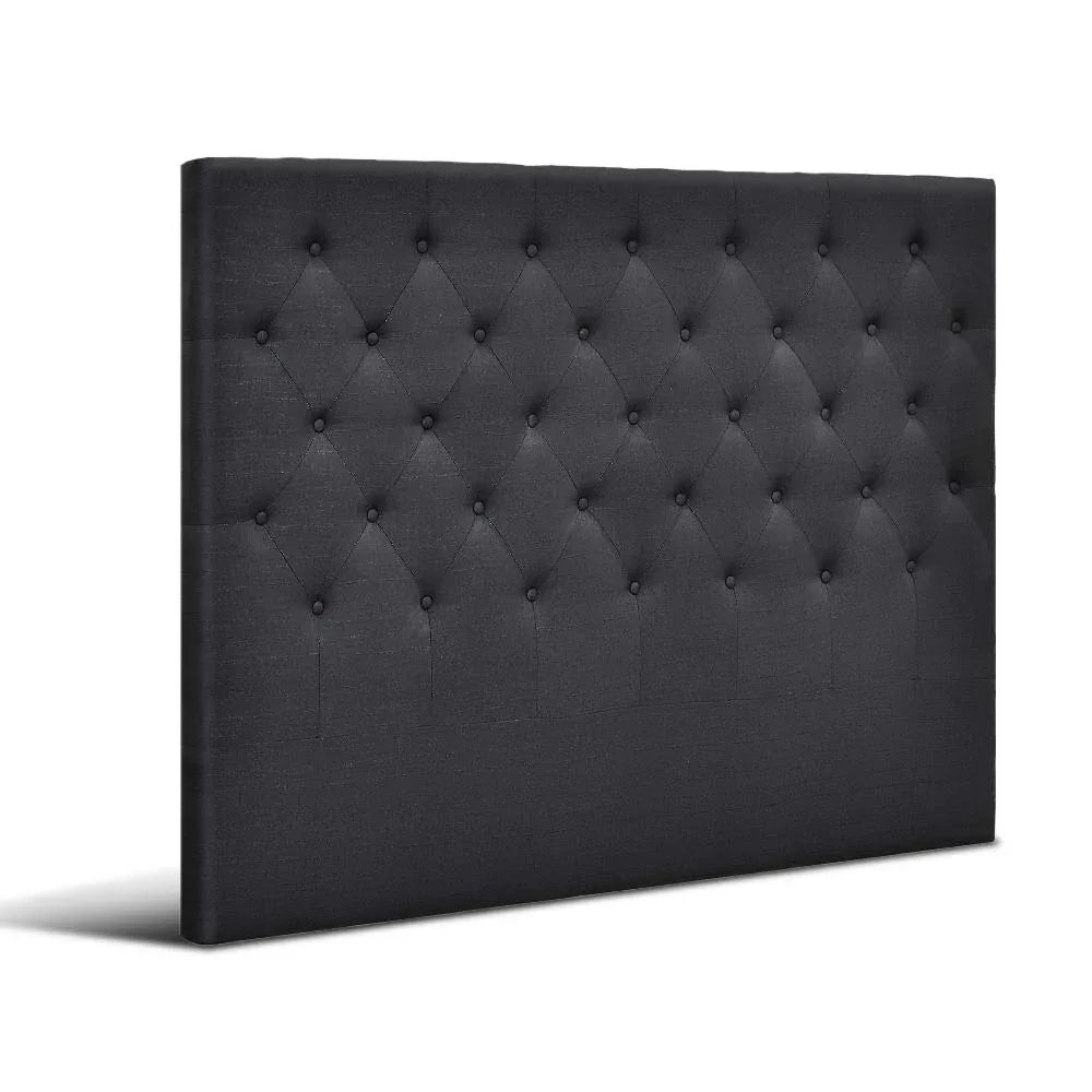 Artiss Bed Head Headboard Queen Size Fabric - CAPPI Charcoal - Mekamart Australia