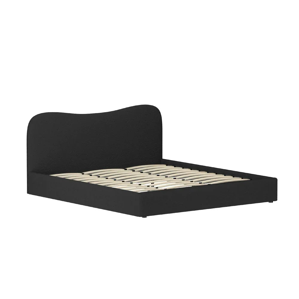 Artiss Bed Frame King Size Boucle DARA - Mekamart Australia