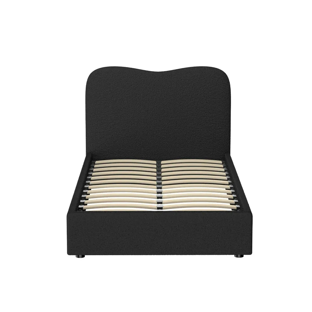Artiss Bed Frame King Single Size Boucle DARA - Mekamart Australia
