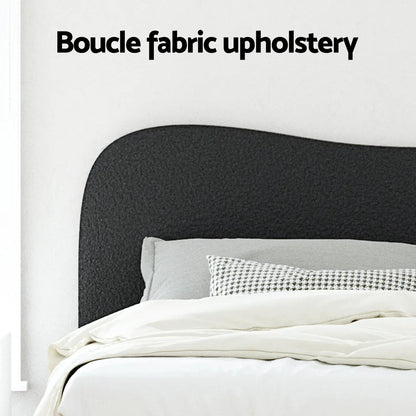 Artiss Bed Frame Queen Size Boucle DARA - Mekamart Australia