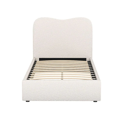 Artiss Bed Frame Single Size Boucle DARA - Mekamart Australia