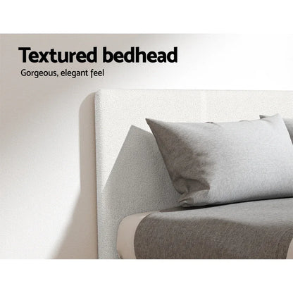 Artiss Bed Frame Double Size Boucle NEO - Mekamart Australia