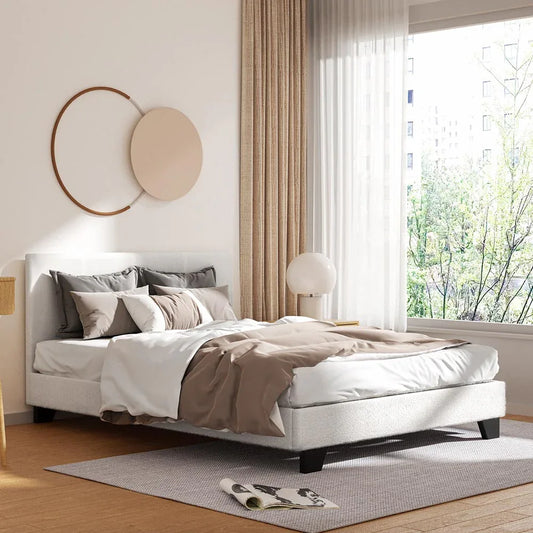 Artiss Bed Frame Double Size Boucle NEO - Mekamart Australia