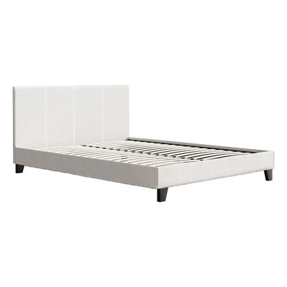 Artiss Bed Frame Queen Size Boucle NEO - Mekamart Australia
