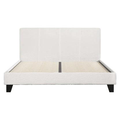 Artiss Bed Frame Queen Size Boucle NEO - Mekamart Australia