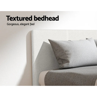 Artiss Bed Frame Single Size Boucle NEO - Mekamart Australia