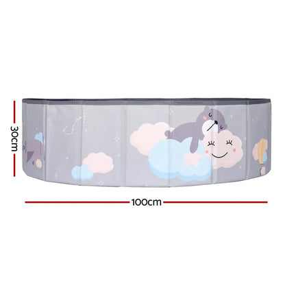 Keezi Kids Ball Pool Pit Toddler Ocean Play Foldable Child Playhouse Storage Bag - Mekamart Australia