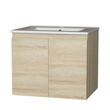 Cefito Vanity Unit 600mm with Basin Oak - Mekamart Australia