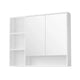 Cefito Bathroom Mirror Cabinet 100CM Vanity Medicine Wall Mounted Storage White - Mekamart Australia