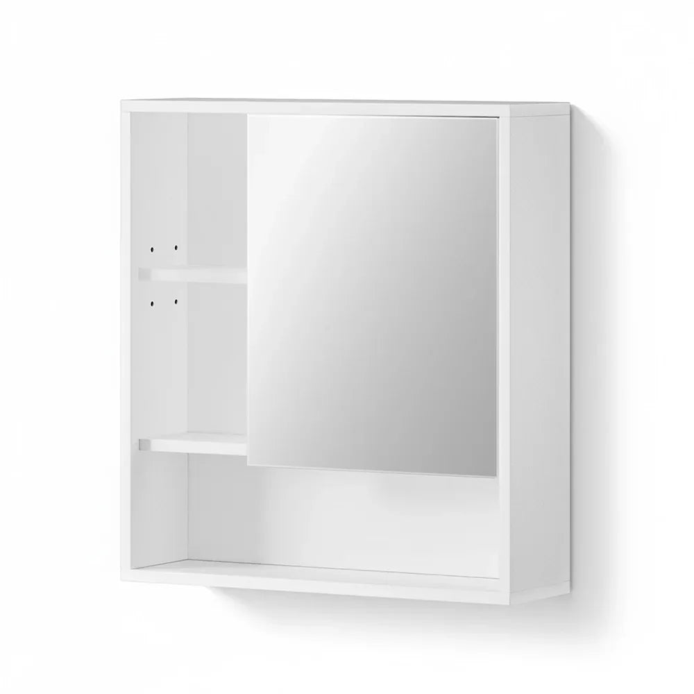 Cefito Bathroom Mirror Cabinet Mirrored Medicine Adjustable Shelf Wall Mounted 560mm White - Mekamart Australia