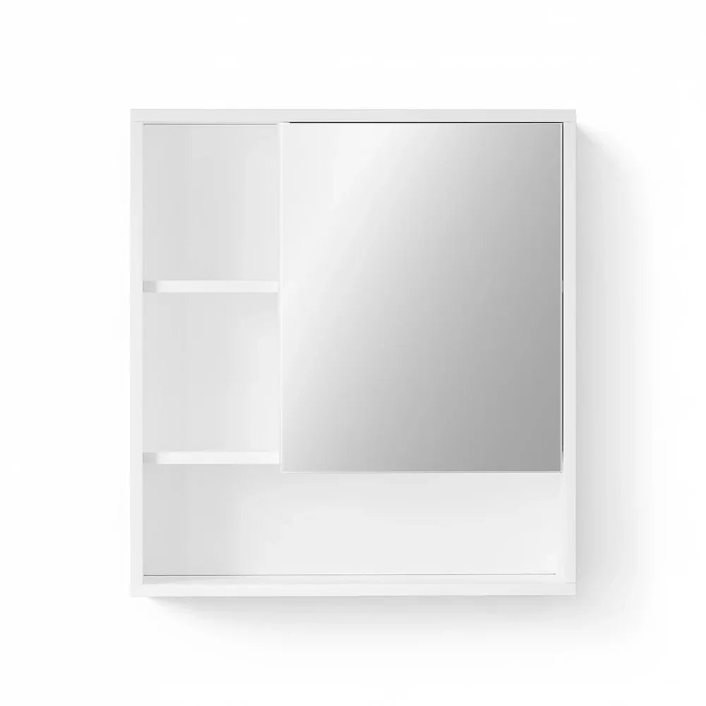 Cefito Bathroom Mirror Cabinet Mirrored Medicine Adjustable Shelf Wall Mounted 560mm White - Mekamart Australia