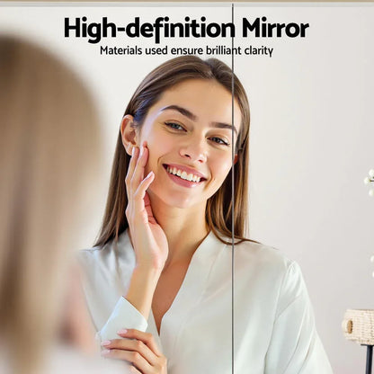 Cefito Bathroom Mirror Cabinet Medicine Adjustable Shelves Wall Hung 900x750mm White - Mekamart Australia