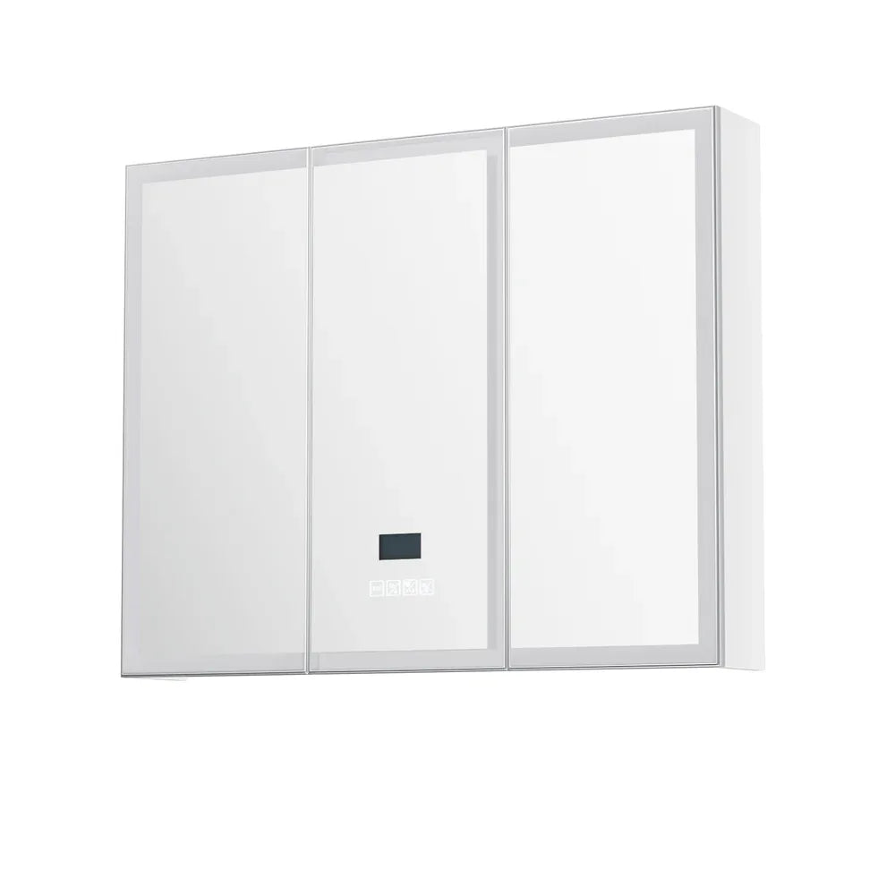 Bathroom Mirror Cabinet LED Light 900x720mm Medicine Wall Storage - Mekamart Australia