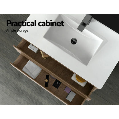 Cefito Vanity Unit 915mm with Basin Oak - Mekamart Australia