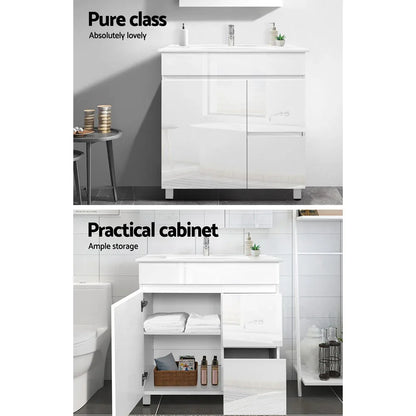 Cefito Vanity Unit 765mm Freestanding Basin Cabinet - Mekamart Australia