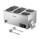 Devanti Commercial Food Warmer Bain Marie 4 Electric Buffet Pans - Mekamart Australia