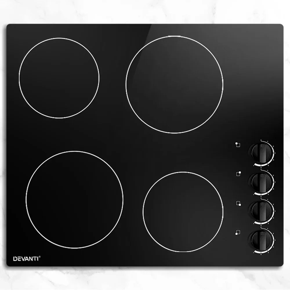 Devanti Electric Ceramic Cooktop 60cm - Mekamart Australia