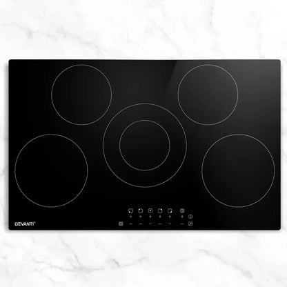 Devanti Electric Ceramic Cooktop 90cm - Mekamart Australia