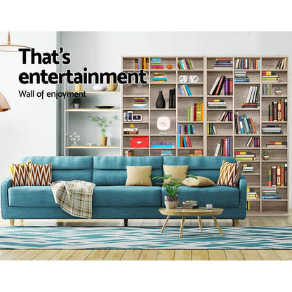 Artiss Bookshelf CD Storage Rack - BERT Oak - Mekamart Australia