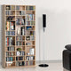 Artiss Bookshelf CD Storage Rack - BERT Oak - Mekamart Australia