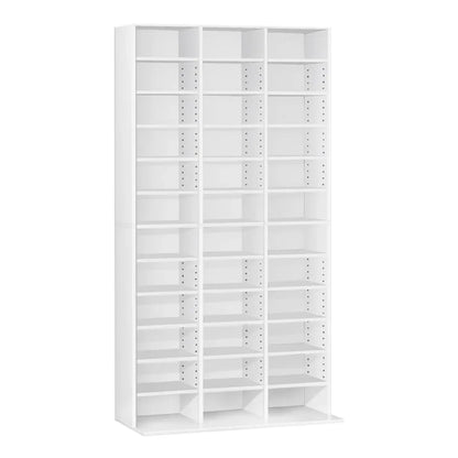 Artiss Bookshelf CD Storage Rack - BERT White - Mekamart Australia