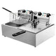 Devanti 20L Electric Commercial Deep Fryer Double Baskets 4400W - Mekamart Australia