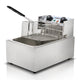Devanti 10L Electric Commercial Deep Fryer Single Basket 2200W - Mekamart Australia