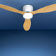 Devanti 52'' Ceiling Fan DC Motor w/Light w/Remote - Light Wood - Mekamart Australia