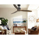 Devanti 52'' Ceiling Fan AC Motor 3 Blades w/Remote - Dark Wood - Mekamart Australia